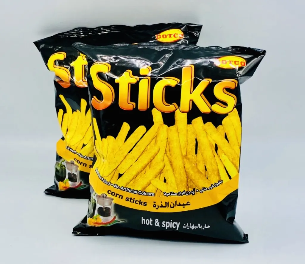 عيدان ذره بيستو بالبهارات الحاره 5×20×16g