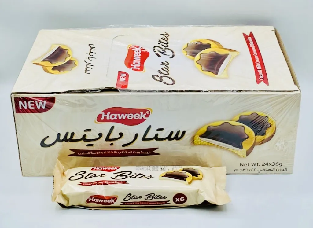 بسكويت ستار بايتس الوفاق6×24×36g