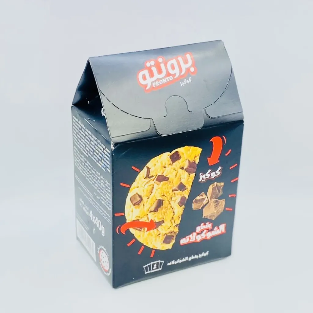 كوكيز برونتو بالشوكولاتة 10×4×40جم