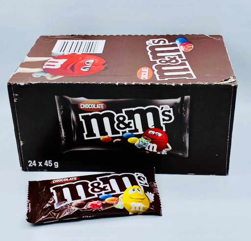 شوكولاتة ام اند امز مستورد 24×45g