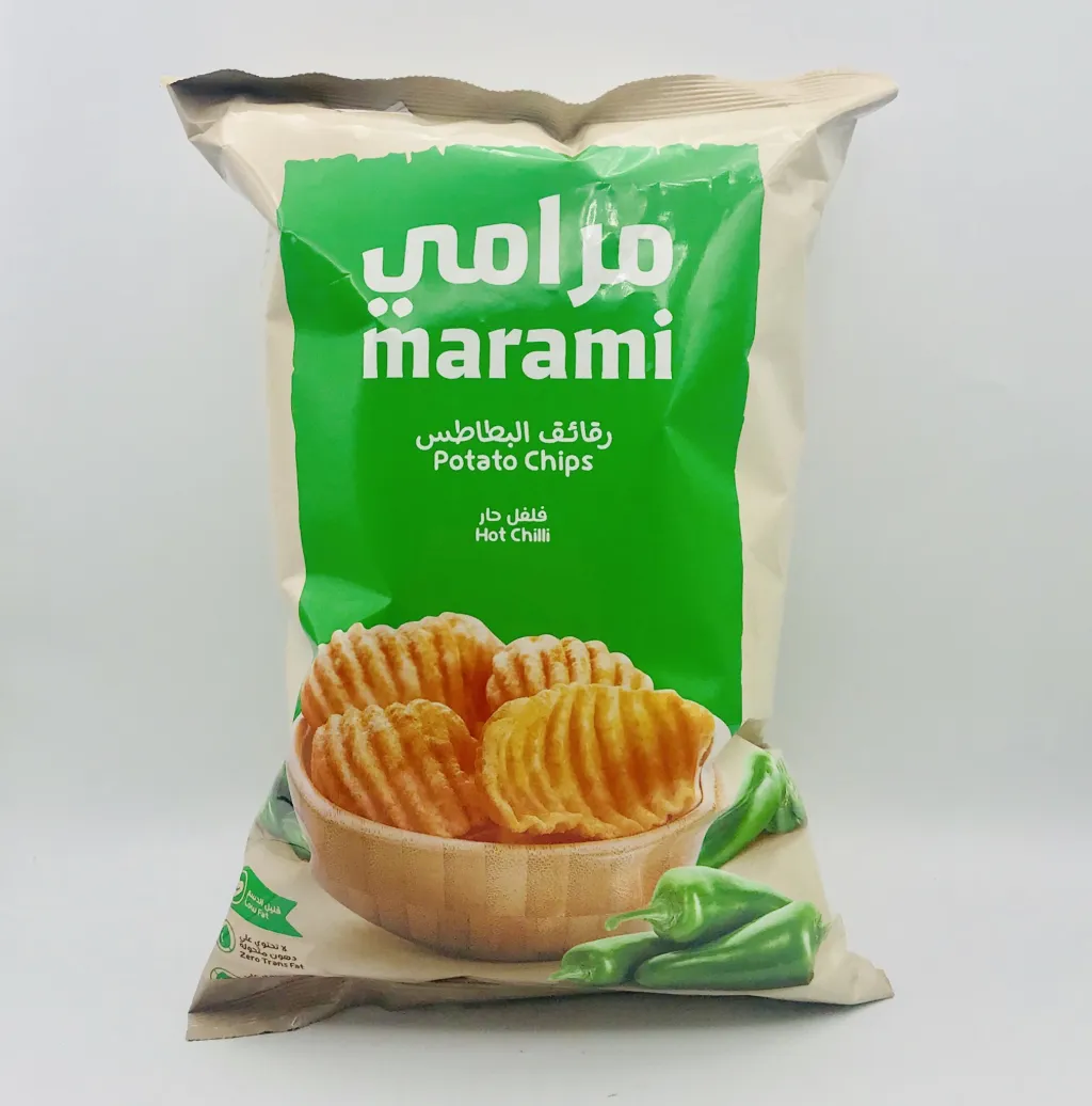 بطاطس مرامي كبير قليل الدسم بالفلفل الحار 100gx16