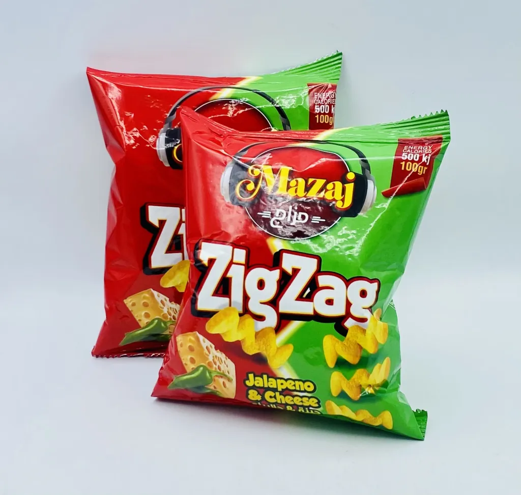 ذرة مزاج بالجبنة والجلابينو 5×20