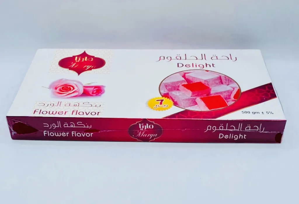 راحة حلقوم بالورد 12×500g