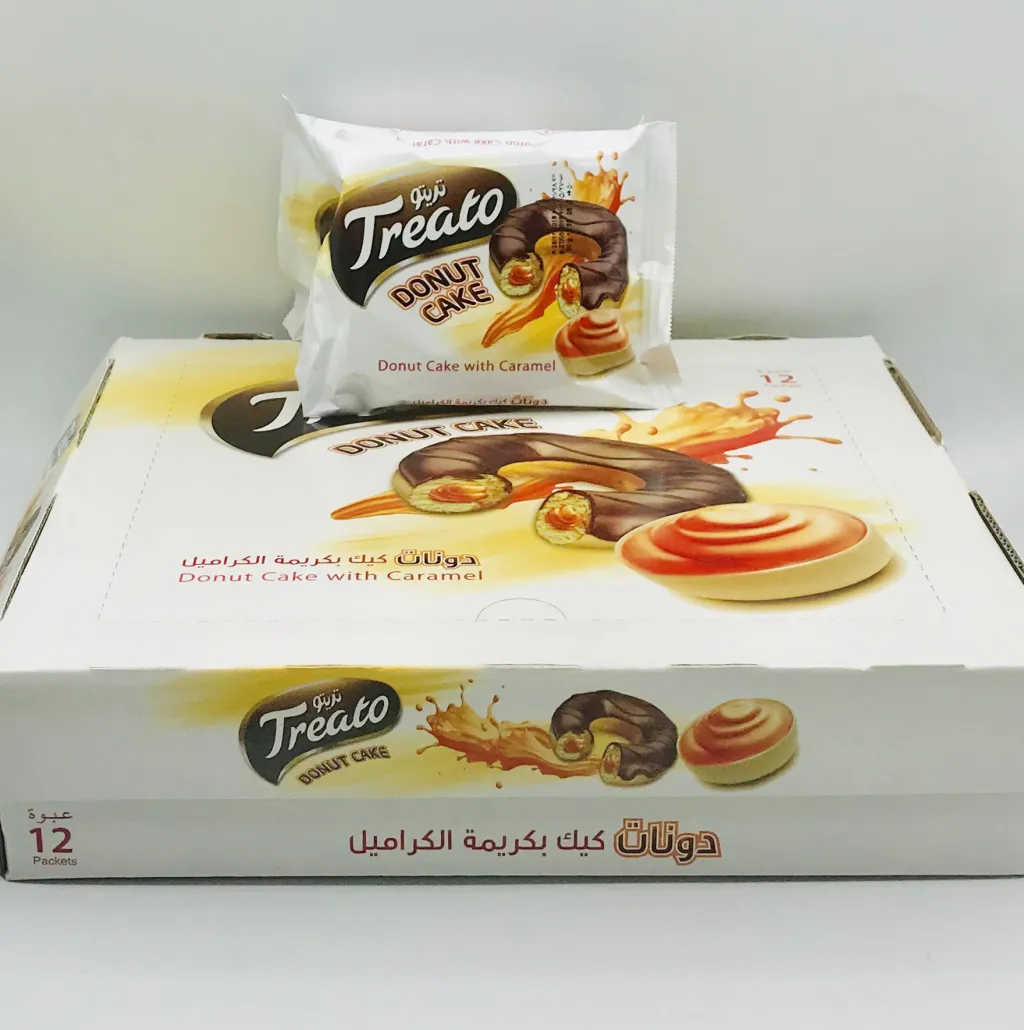 كيك دونات تريتو كارميل12×12.