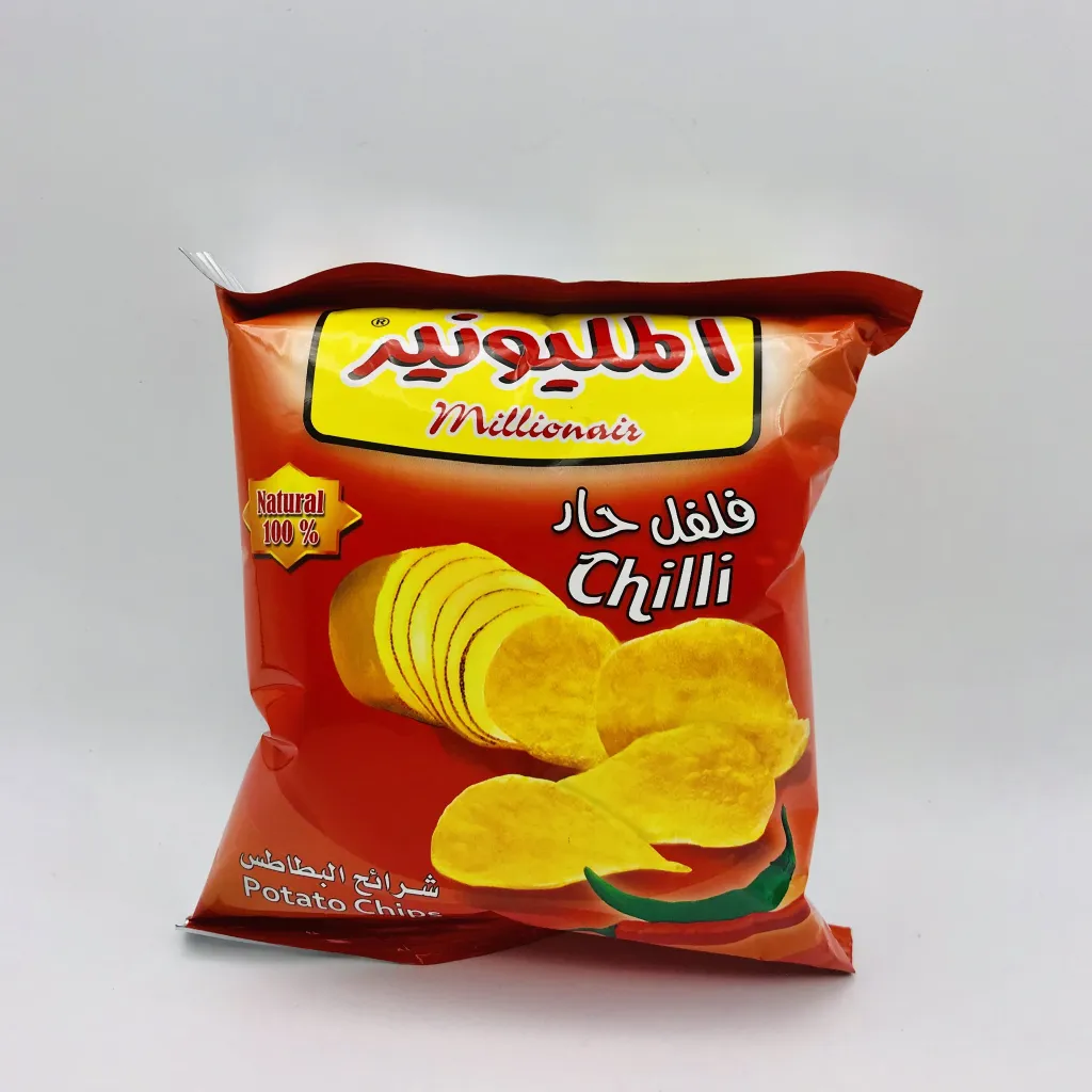بطاطس المليونير بالفلفل الحار 5×20×14جم