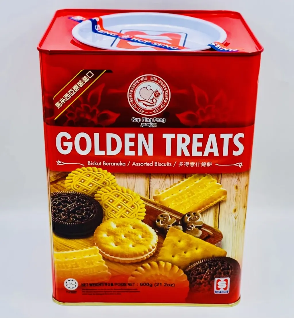 بسكويت تنك مشكل ذهبي6×600g عرض 1+1