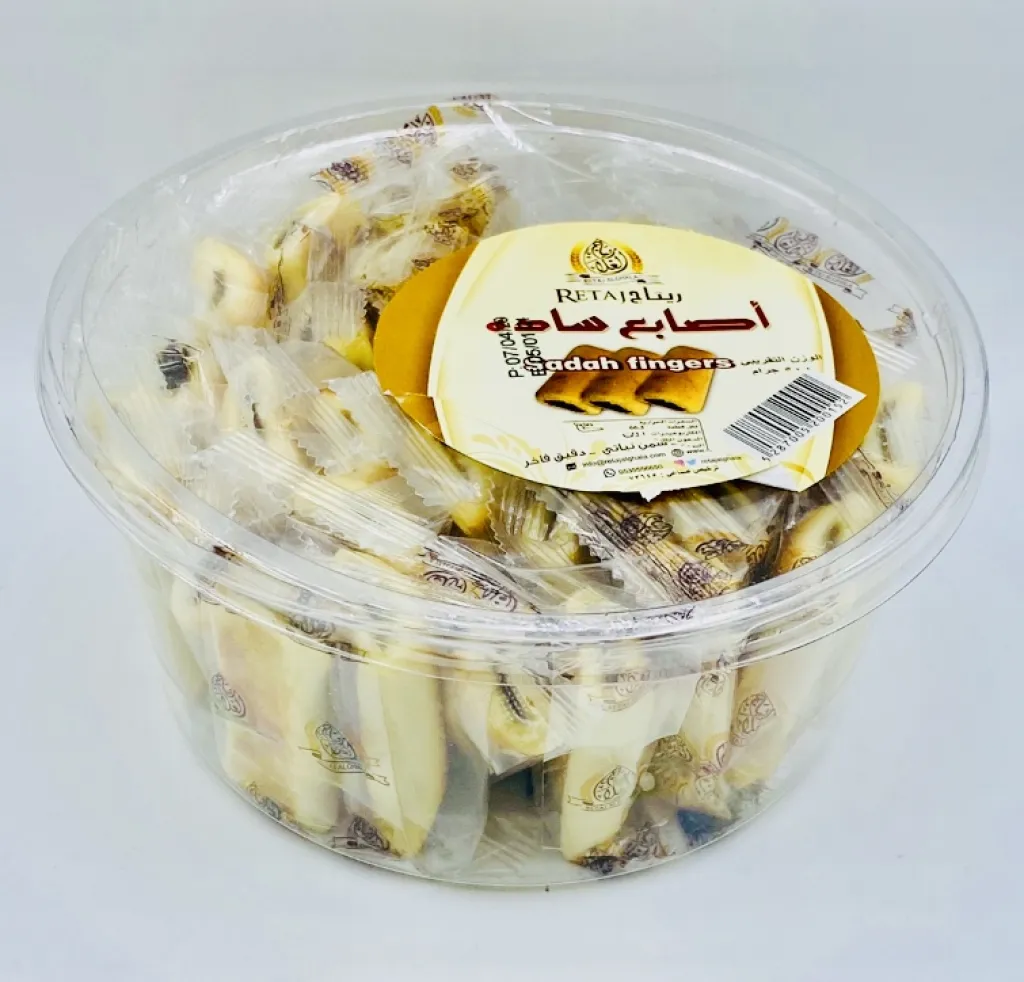 اصابع ريتاج سادة بالتمر 18×500g
