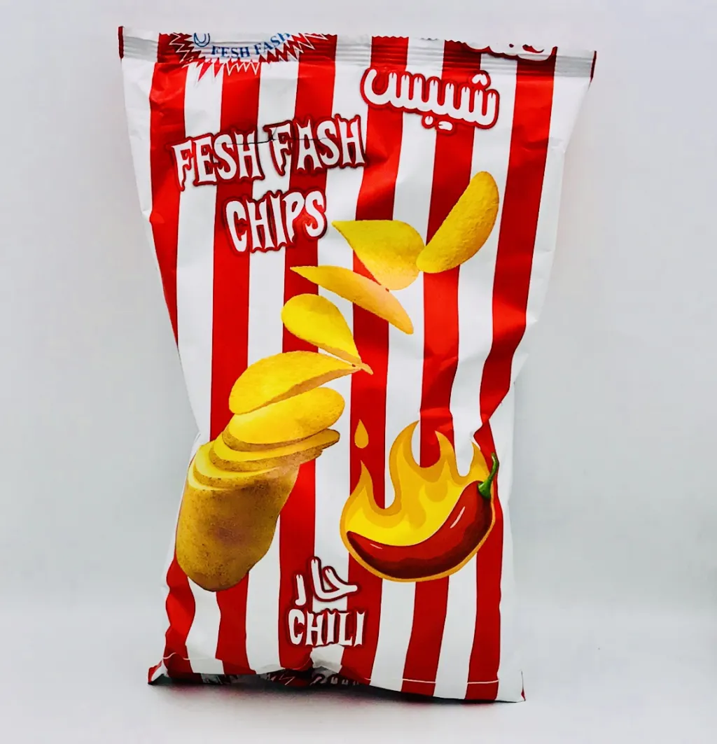 شيبس فش فاش حار عائلي20×160g