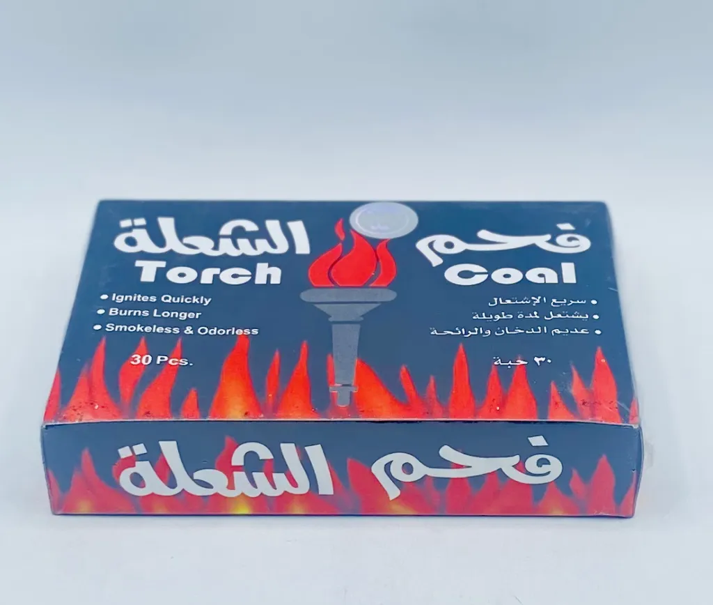 فحم الشعلة سريع الاشتعال 30 حبه