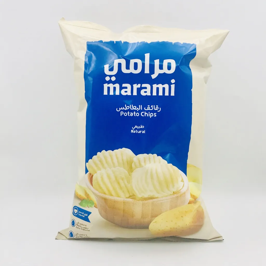بطاطس مرامي كبير قليل الدسم طبيعي 100gx16