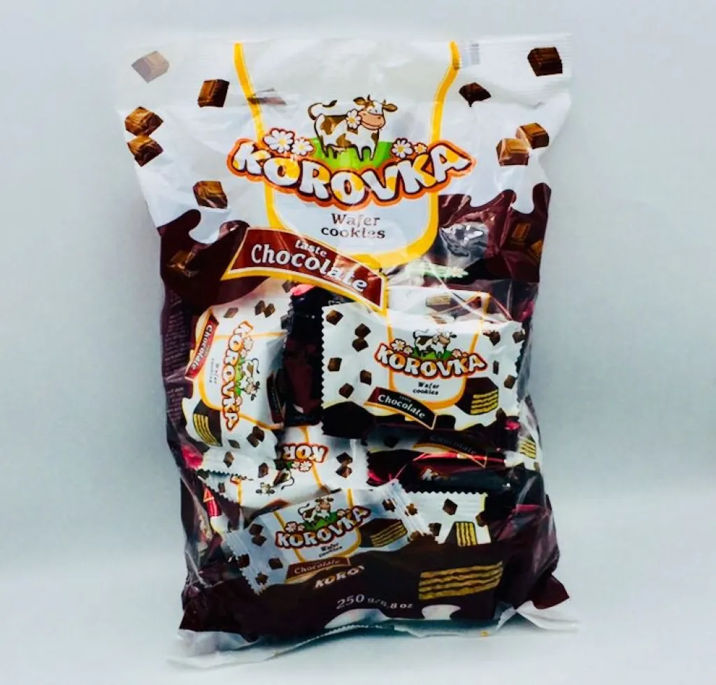 ويفر كوروفكا بالشوكولاتة القاربه 8×250g