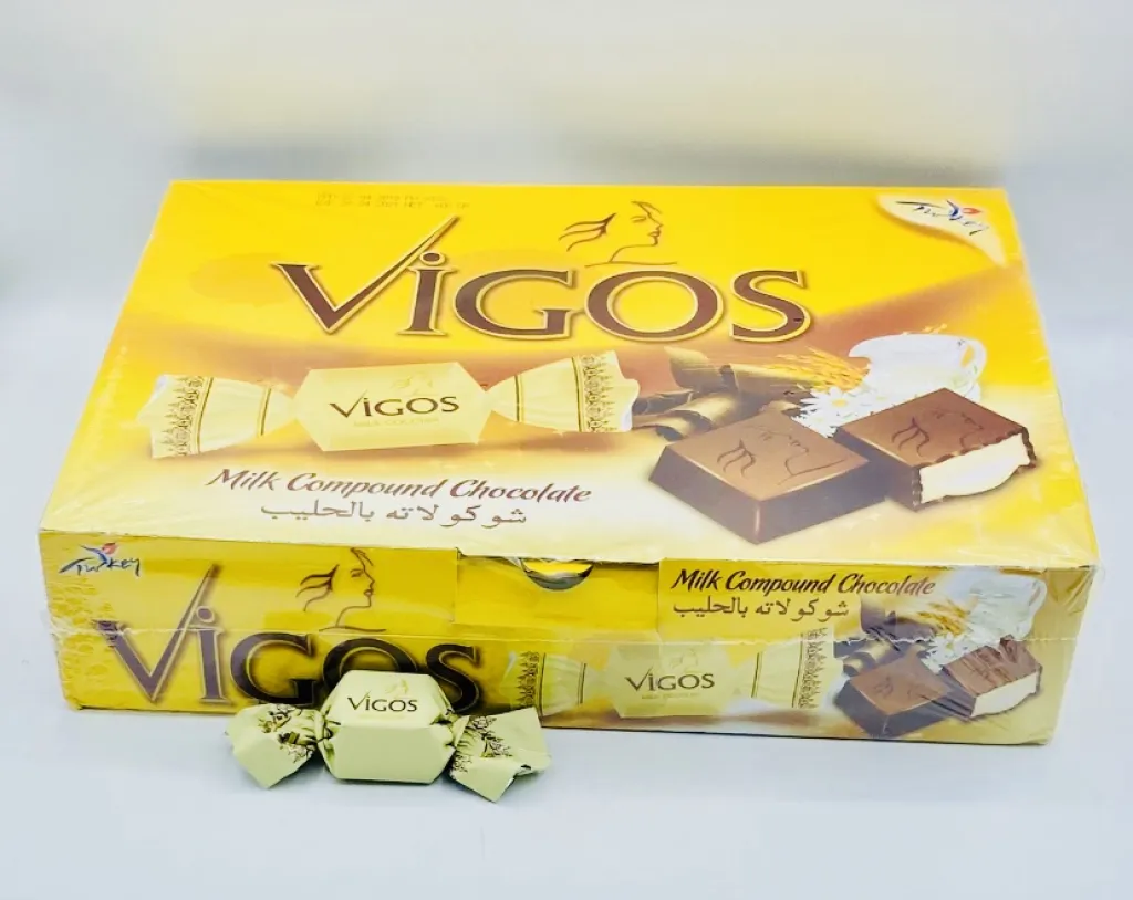 شوكولاتة فيجوس بالحليب 8×600g