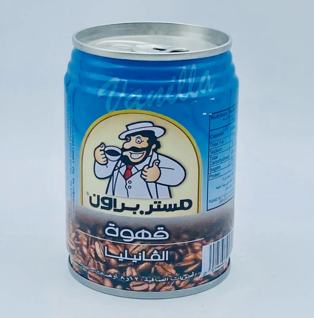 قهوة مستر براون بالفانيلا مثلجه 24×180m
