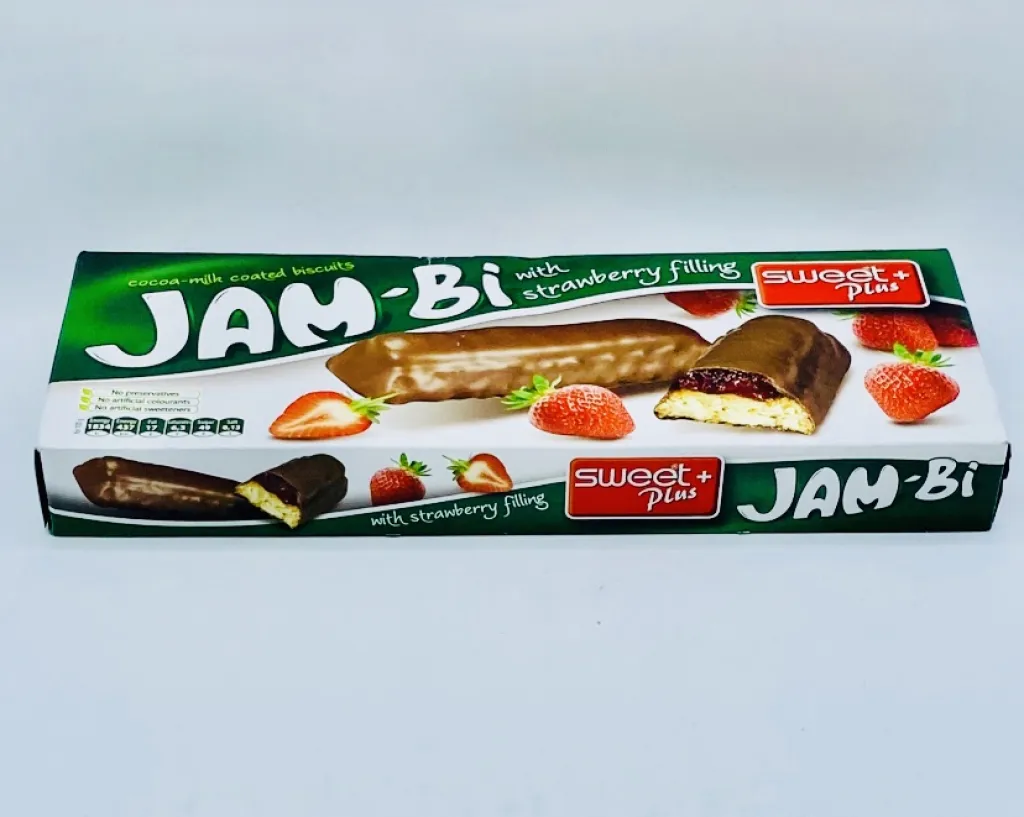 بسكويت جامبي بحشوة الفراولة24×150g