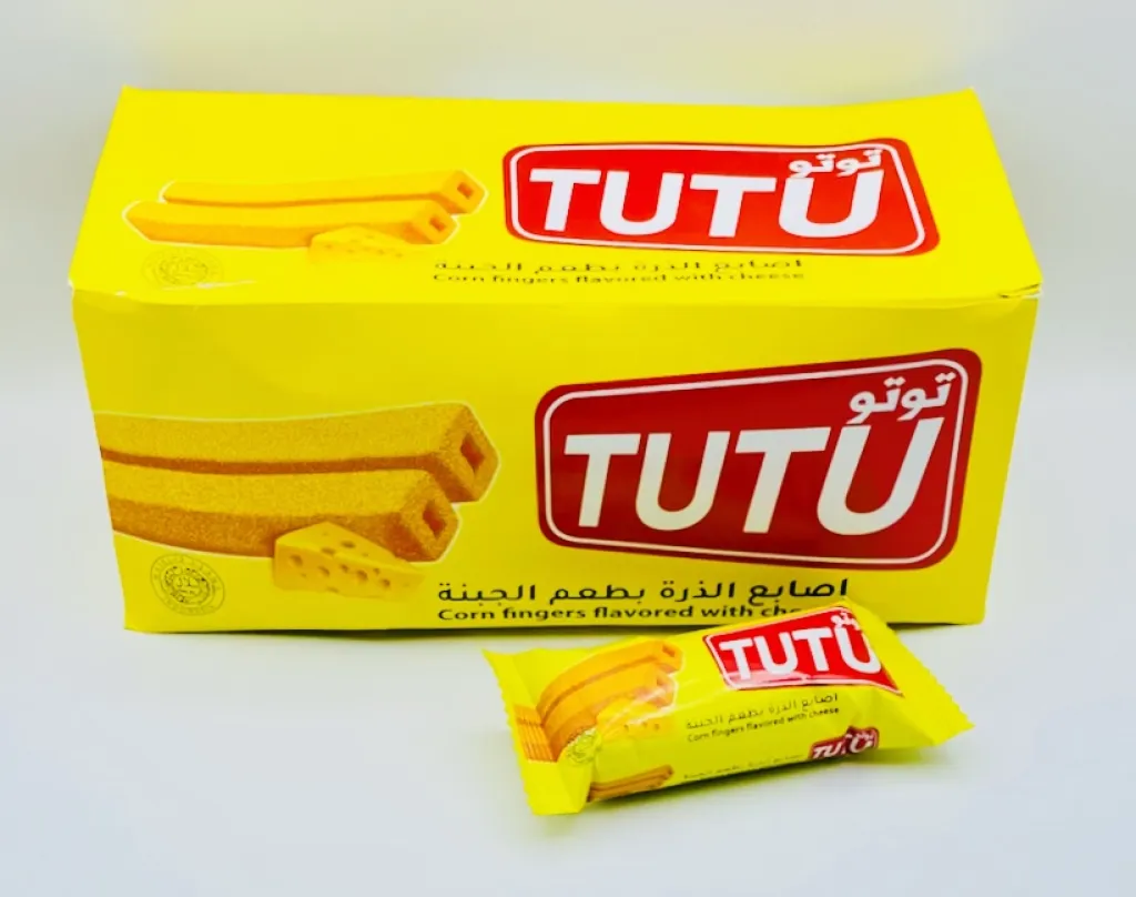 اصابع ذرة توتو بالجبن دربن 8×20×8g
