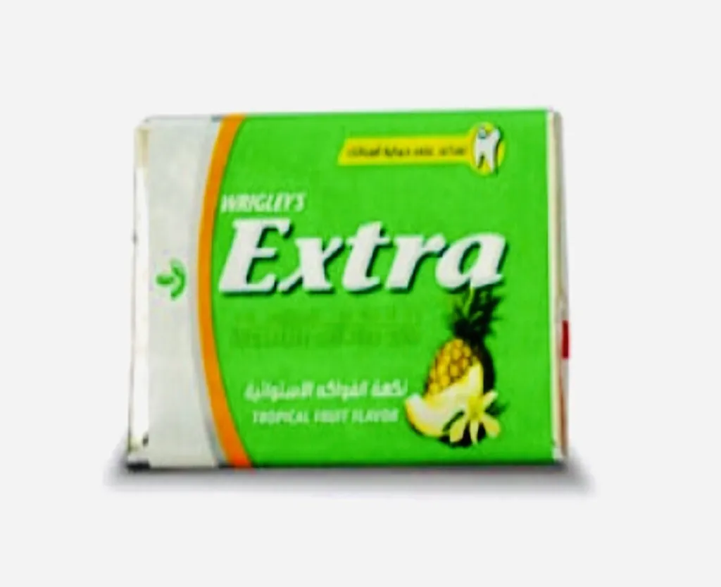 علك اكسترا بالفواكةالاستوائيه 6x20x18