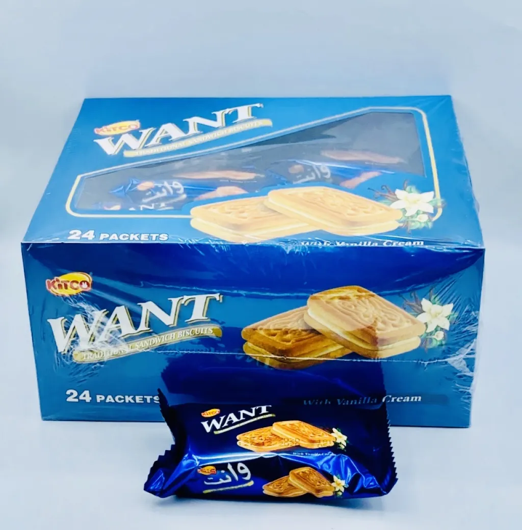 بسكويت وانت ساندويتش بالفانيلا كتكو 12×24×45g