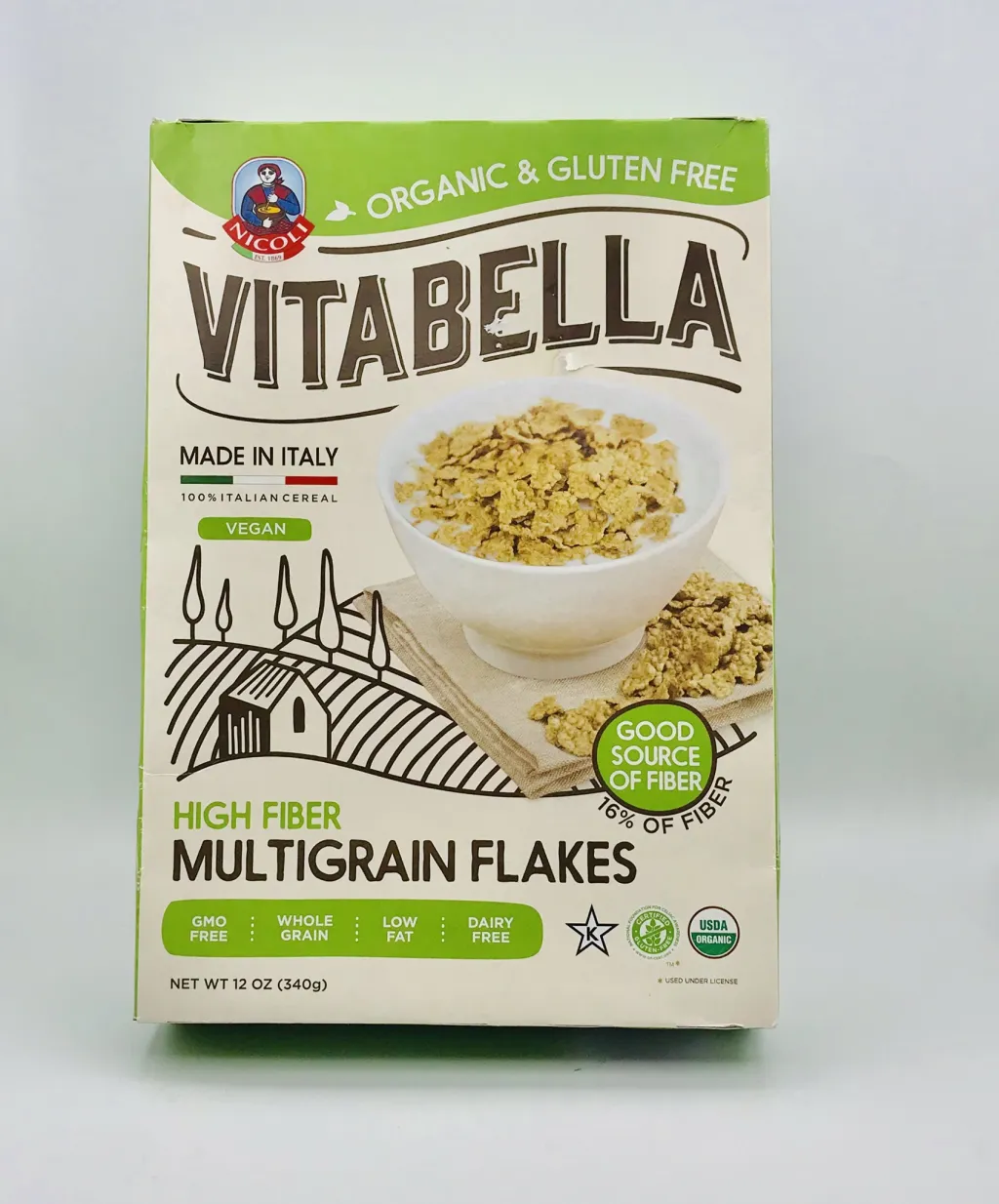 مالتي غرابن رقائق الأرز والكورن فليكس خالي من الغلوتين 340gx8