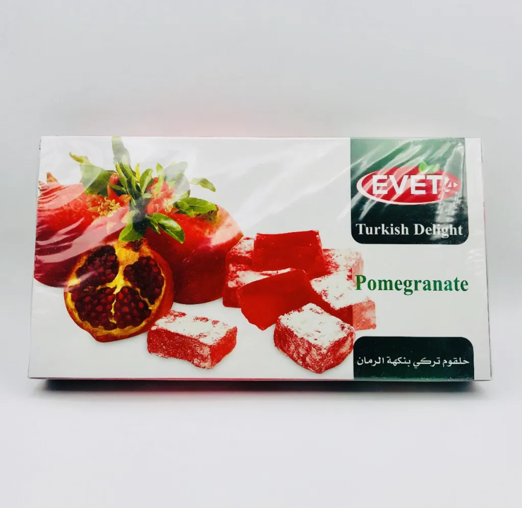 حلاوة حلقوم النقاء تركي بالرمان   400gx12