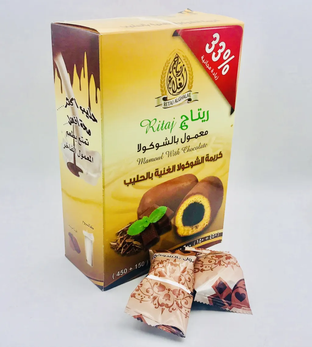 معمول ريتاج بالشوكولاتة الغنية بالحليب 600gx12