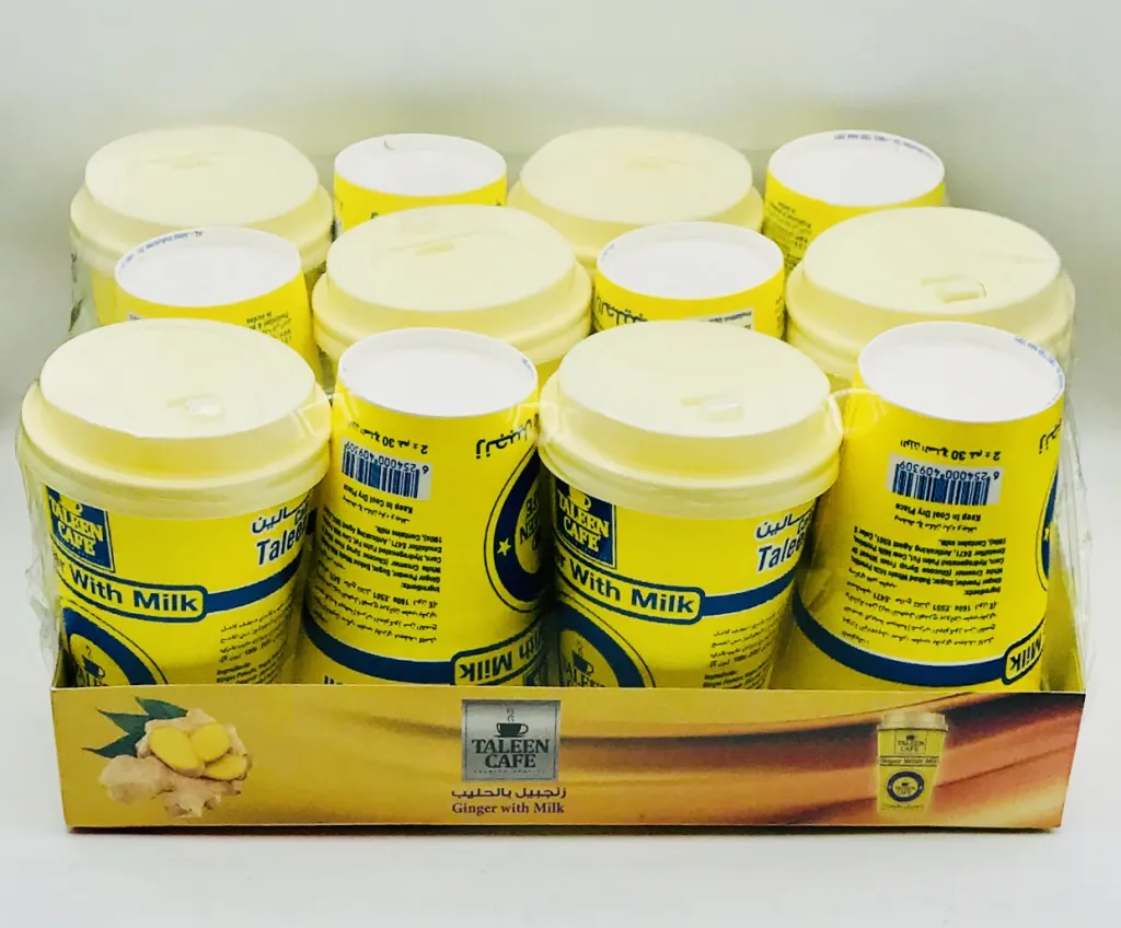 كاسات تالين زنجبيل بالحليب 6×12×30g