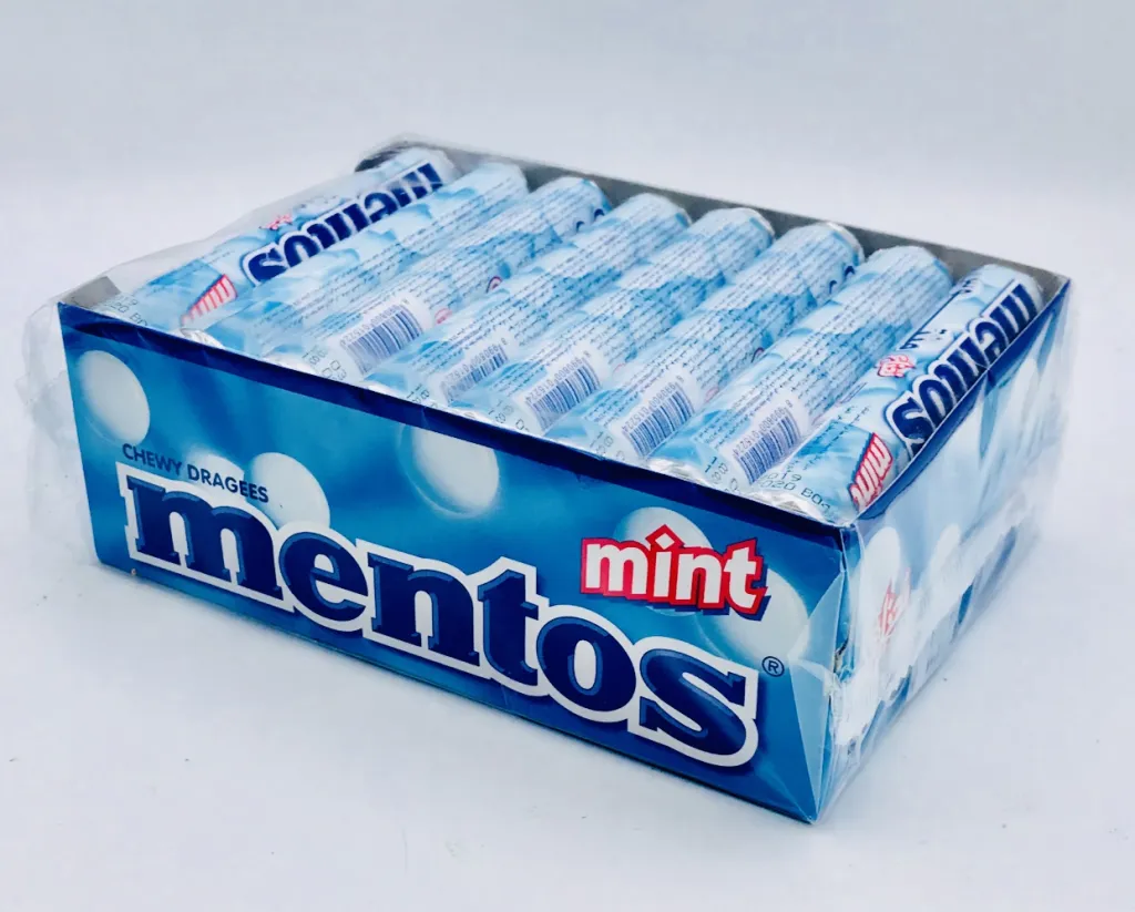 منتوس توتي فروتي نعناع ازرق 12×24×29g