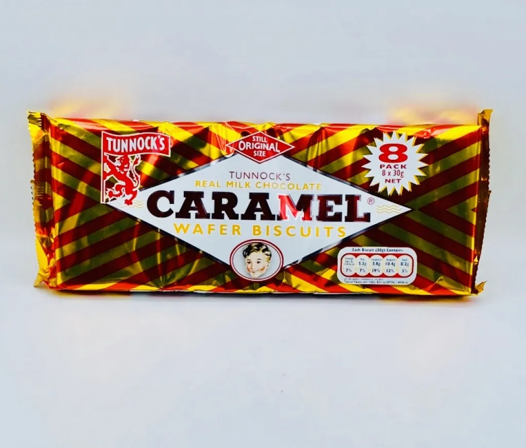 بسكويت  ابو ولد كراميل شريط 20×8×30g