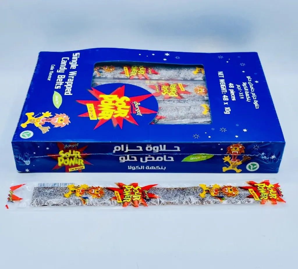 جيلي شريط  حامض بالكولا الوفاق12×48×10g
