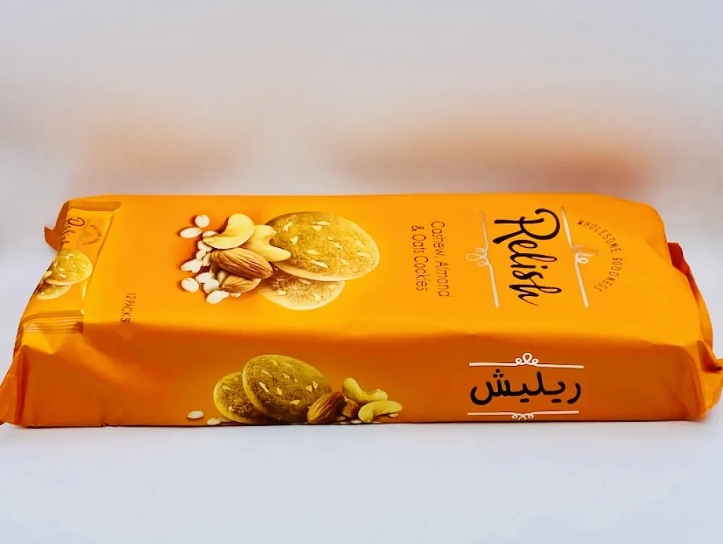 بسكويت  ريليش بالكاجو واللوزوالشوفان6×12×42g