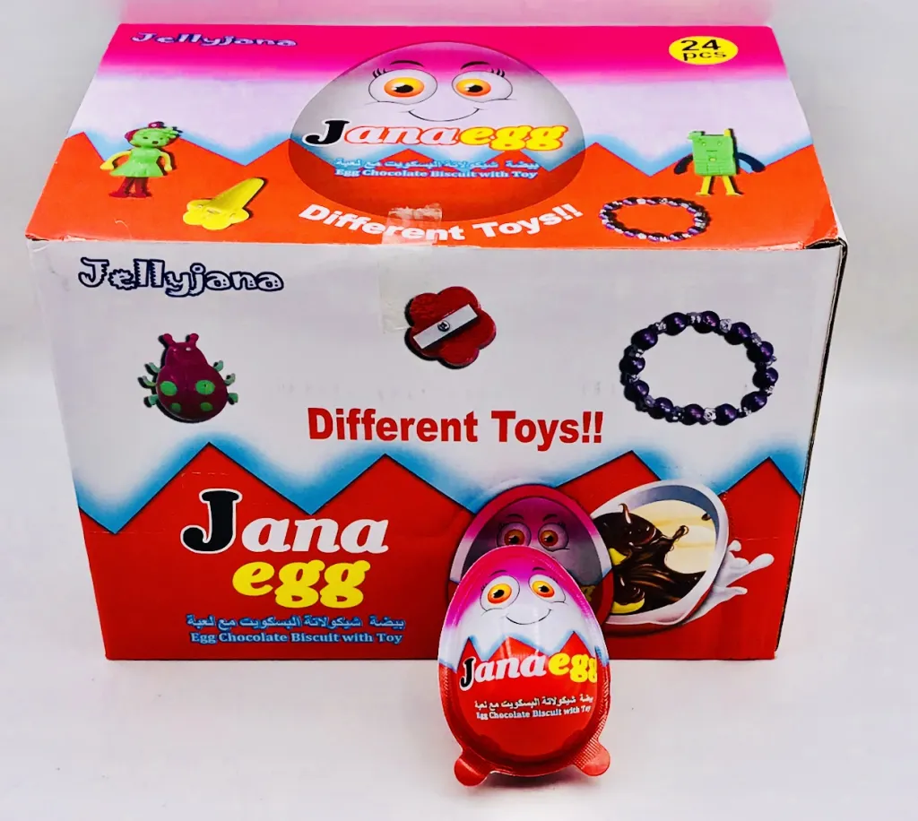 شوكولاتة بيض جنا احمر 12×24×15g