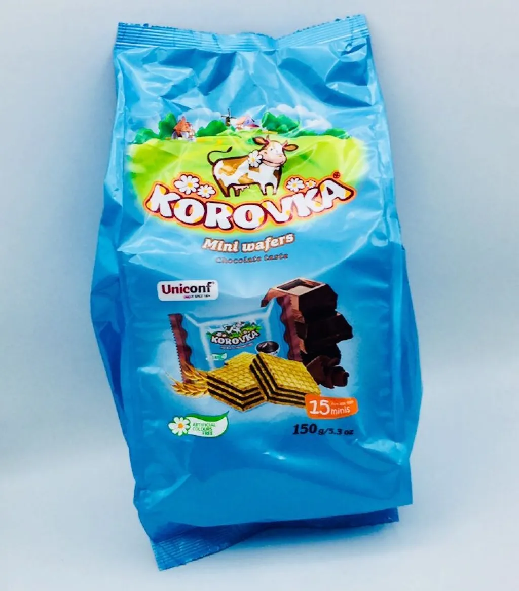ويفر ميني كوروفكا بالشوكولاتة القاربة9×150g