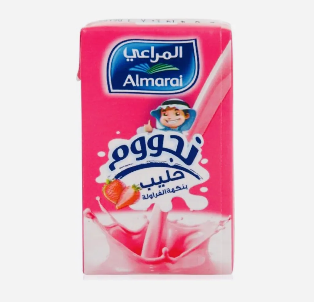 حليب المراعي نجوم بالفراولة150mlx18